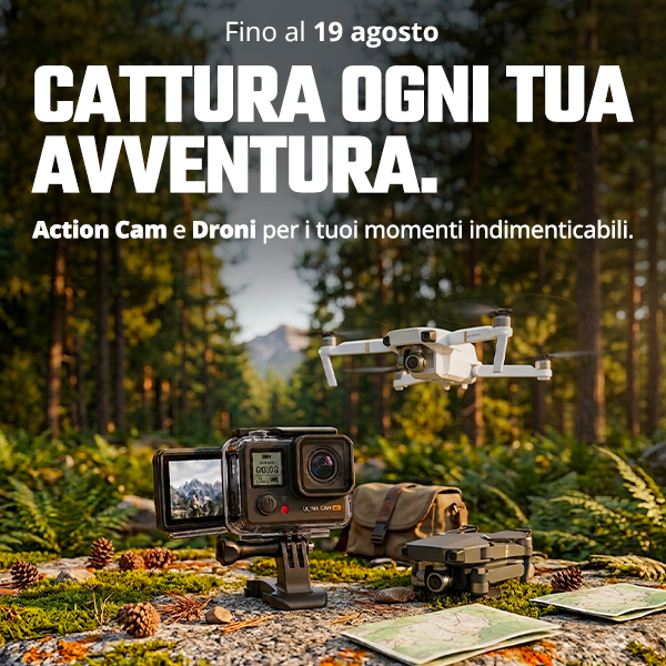 Action cam e droni